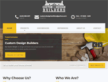 Tablet Screenshot of customdesignbuildersohio.com